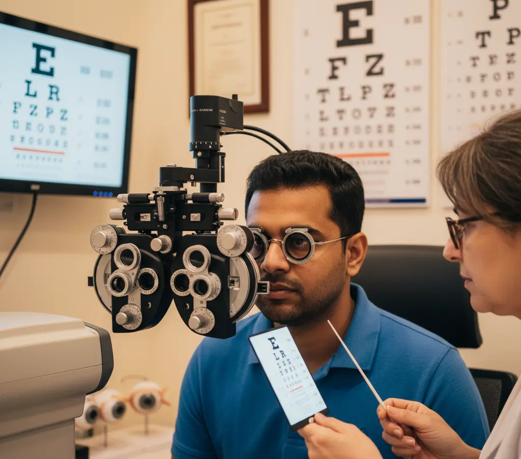 eye test for driving license dubai