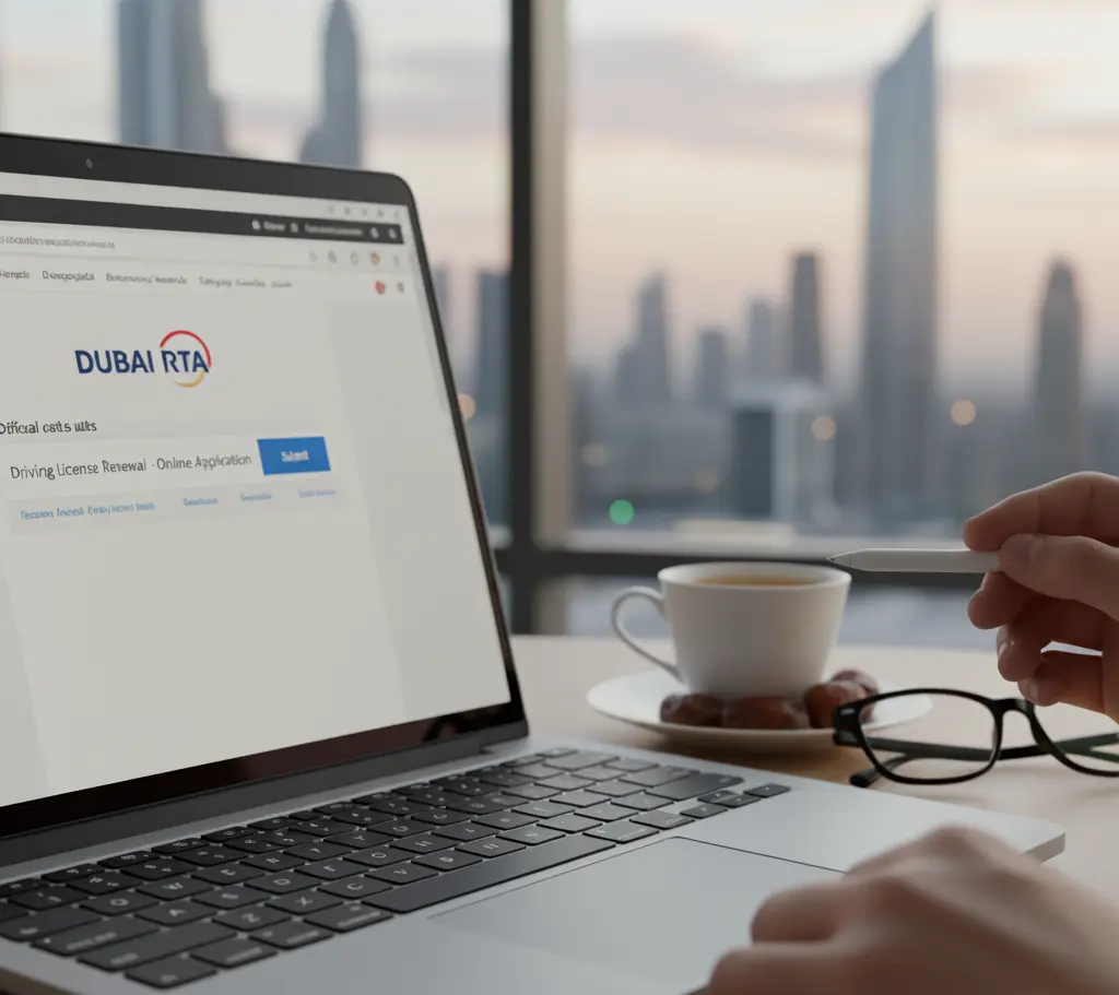 dubai driving license renewal