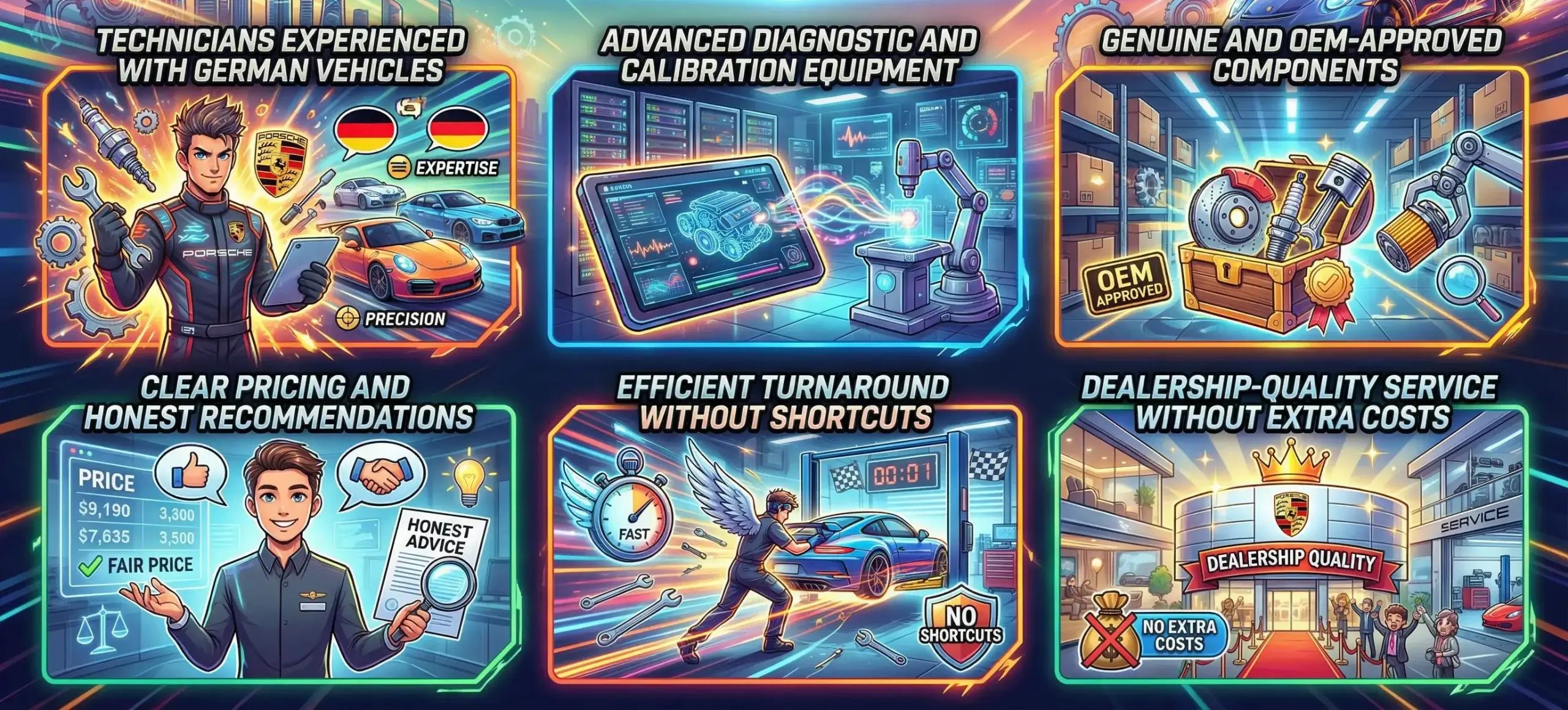 Why Choose AMA Auto for Porsche Service in Dubai