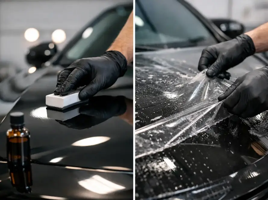 Ceramic Coating vs PPF Protection Compared