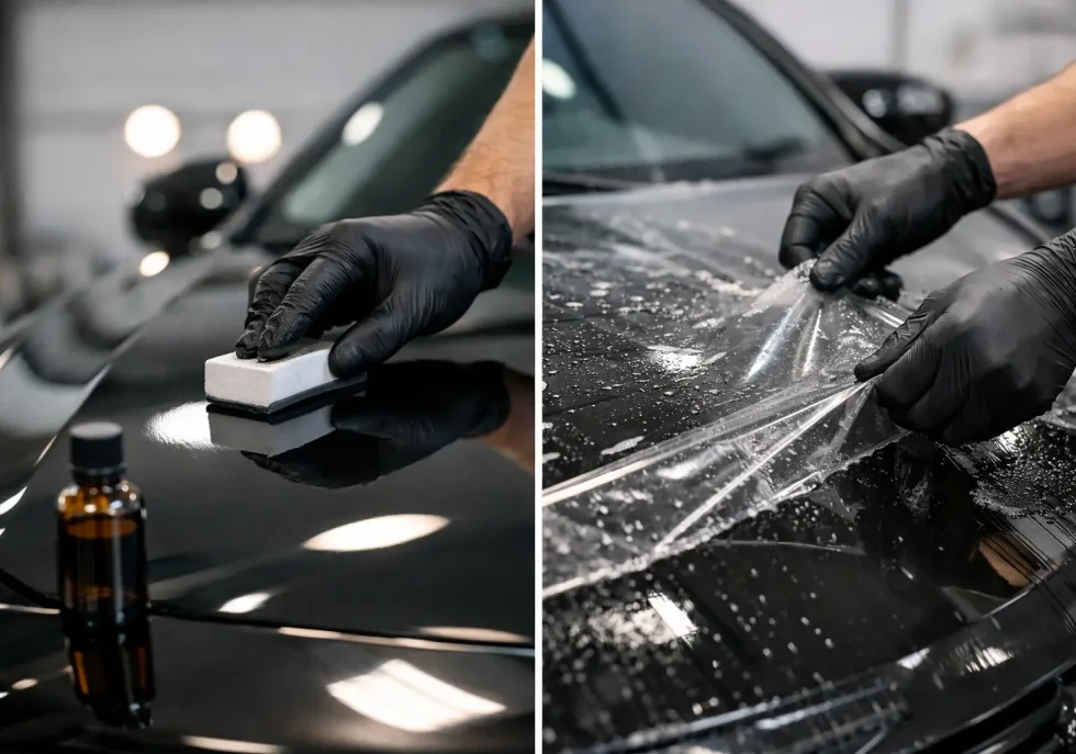 Ceramic Coating vs PPF Protection Compared