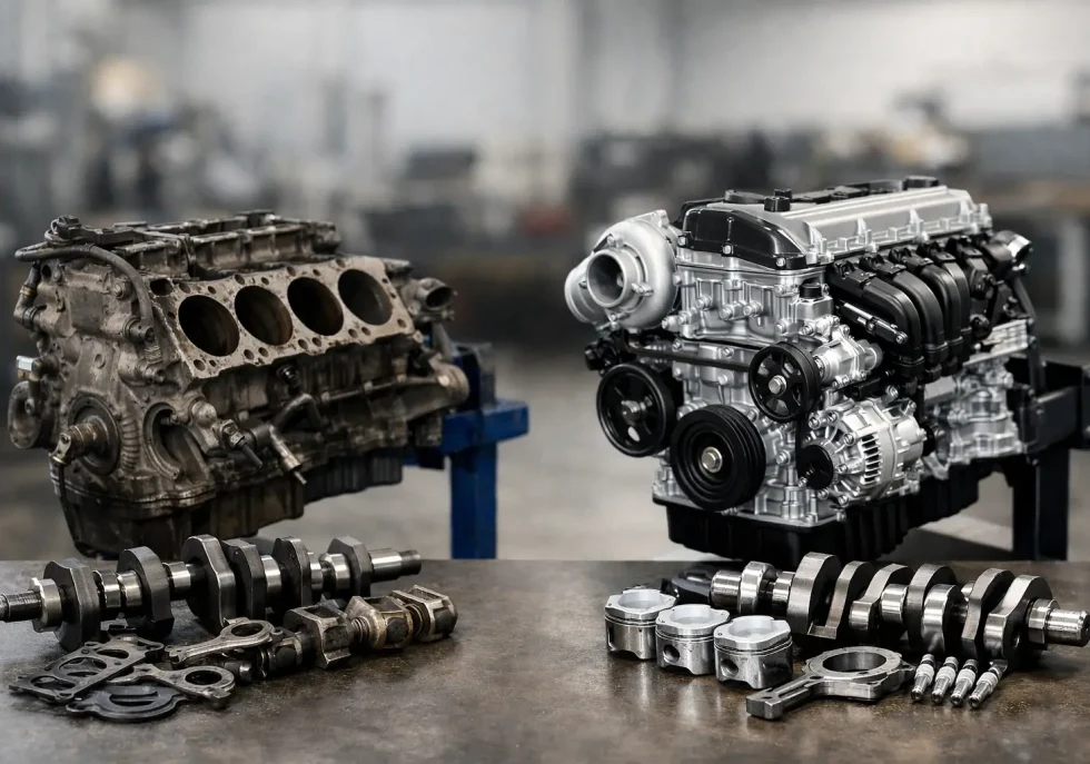 Engine Overhaul vs Engine Rebuild